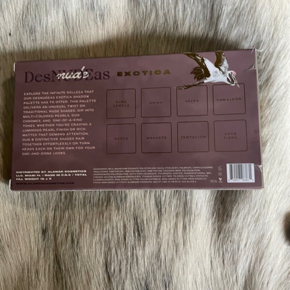 Alamar Cosmetics Desnude-Las Exotica Pressed‎ Pigment Eyeshadow Palette Makeup - Picture 3 of 3